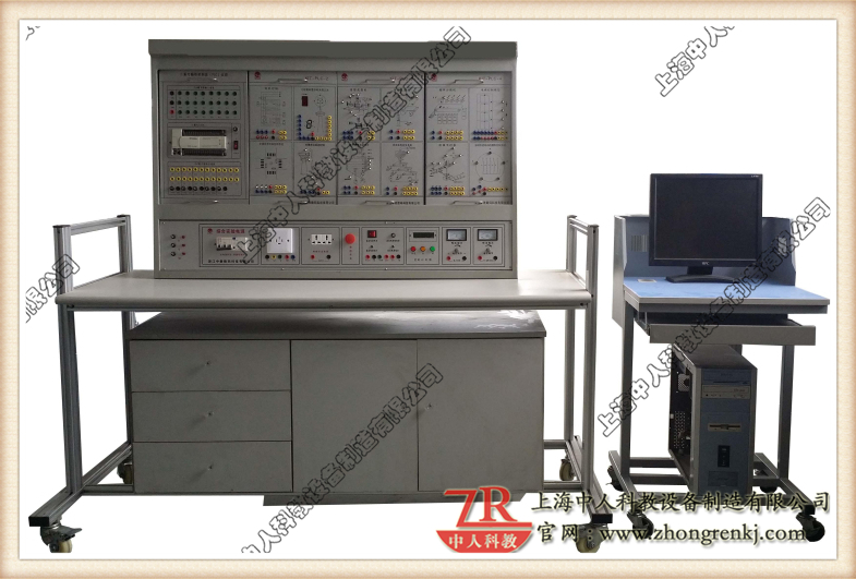 可編程控制器、觸摸屏、變頻器、綜合實訓(xùn)裝置