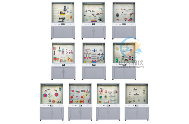語音同步解說機械基礎陳列柜,機械基礎教學陳列柜