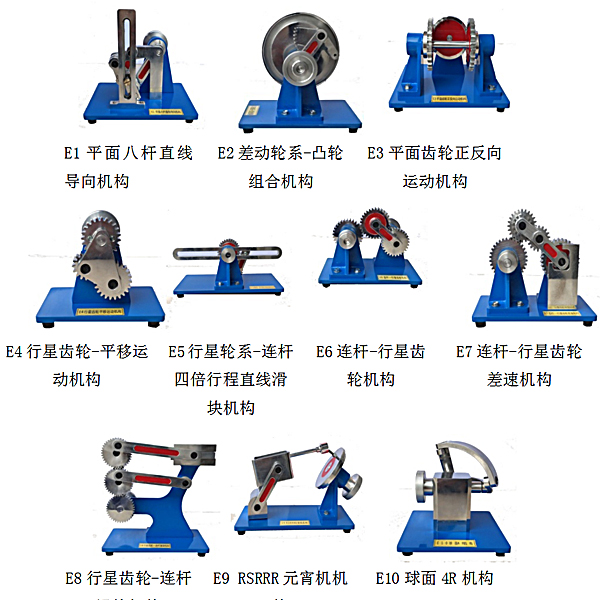 中人ZRJXM-E機械運動機構(gòu)簡圖模型（創(chuàng)新變異型）